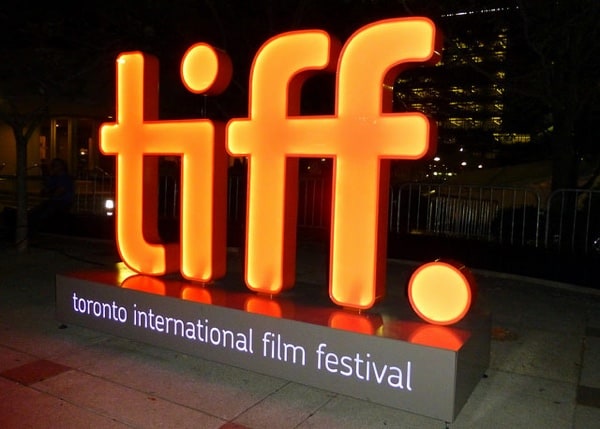 the logo of tiff, one of the world's best-known film festivals.