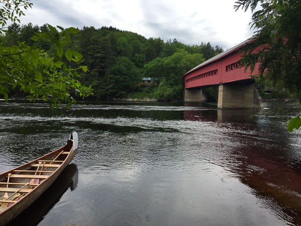 wakefield's covered bridge is the village's landmark. Photo by Laura Byrne Paquet.