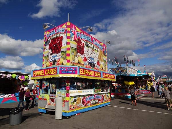 New York State Fair food booth