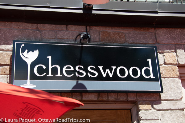 Chesswood restaurant sign, Bridge Street, Carleton Place.