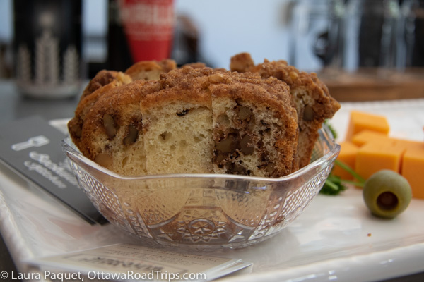 Locally baked goodies were among the snacks on offer at Stalwart Brewing Company during the Good Food Tour. 