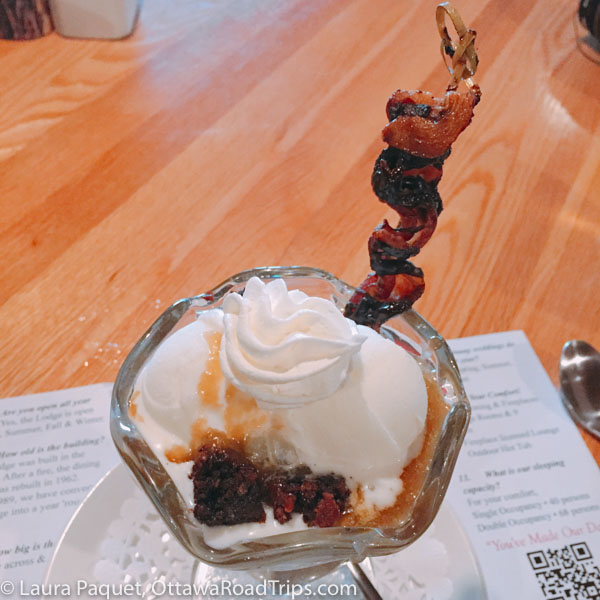 The picture doesn't do this bacon sundae justice.