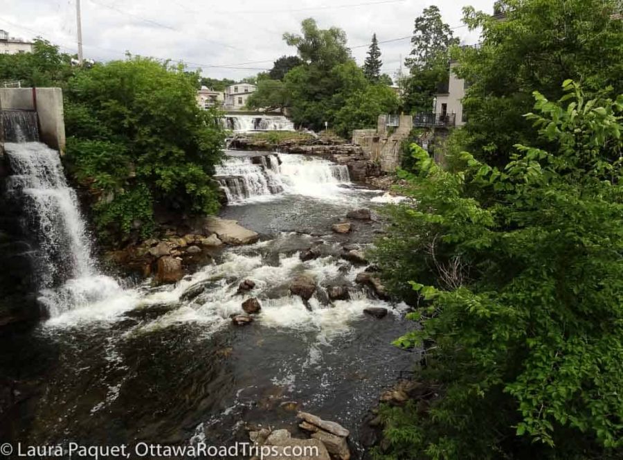 waterfall in almonte, ontario