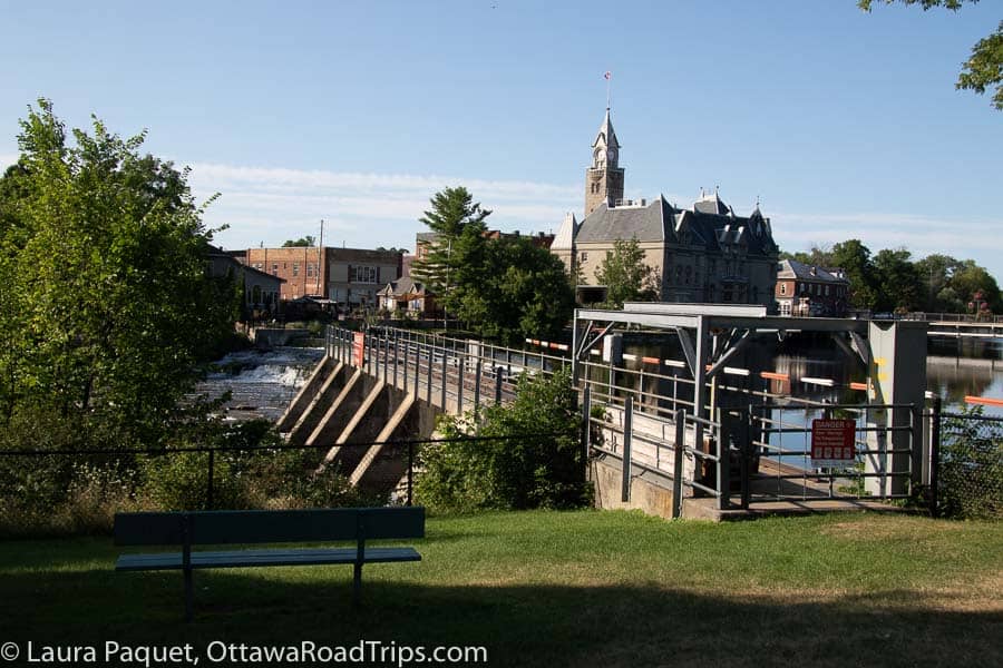 view of downtown carleton place, ontario.