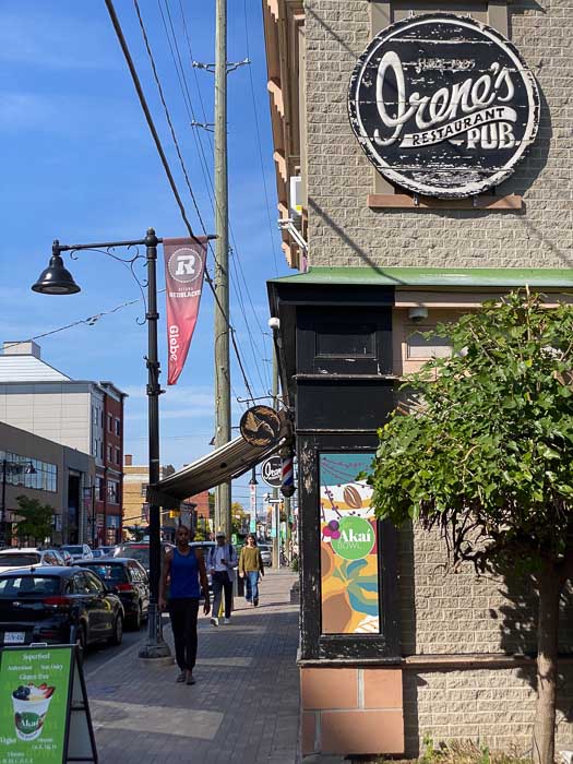 irene's exterior restaurant sign